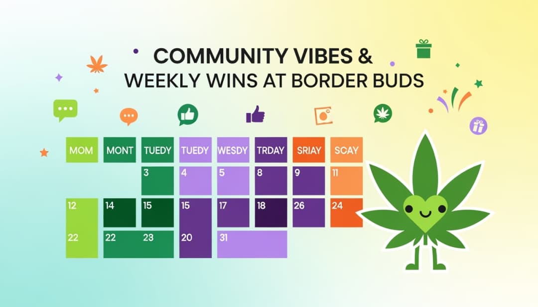 Community Vibes & Weekly Wins at Border Buds